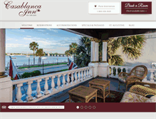 Tablet Screenshot of casablancainn.com